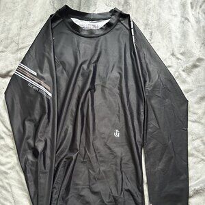 War Tribe Elevate Collection Black Rash Guard